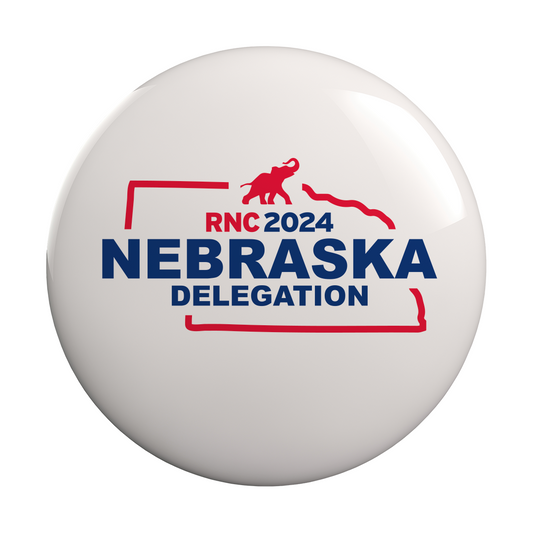 Nebraska Delegation Button (Set of 2)